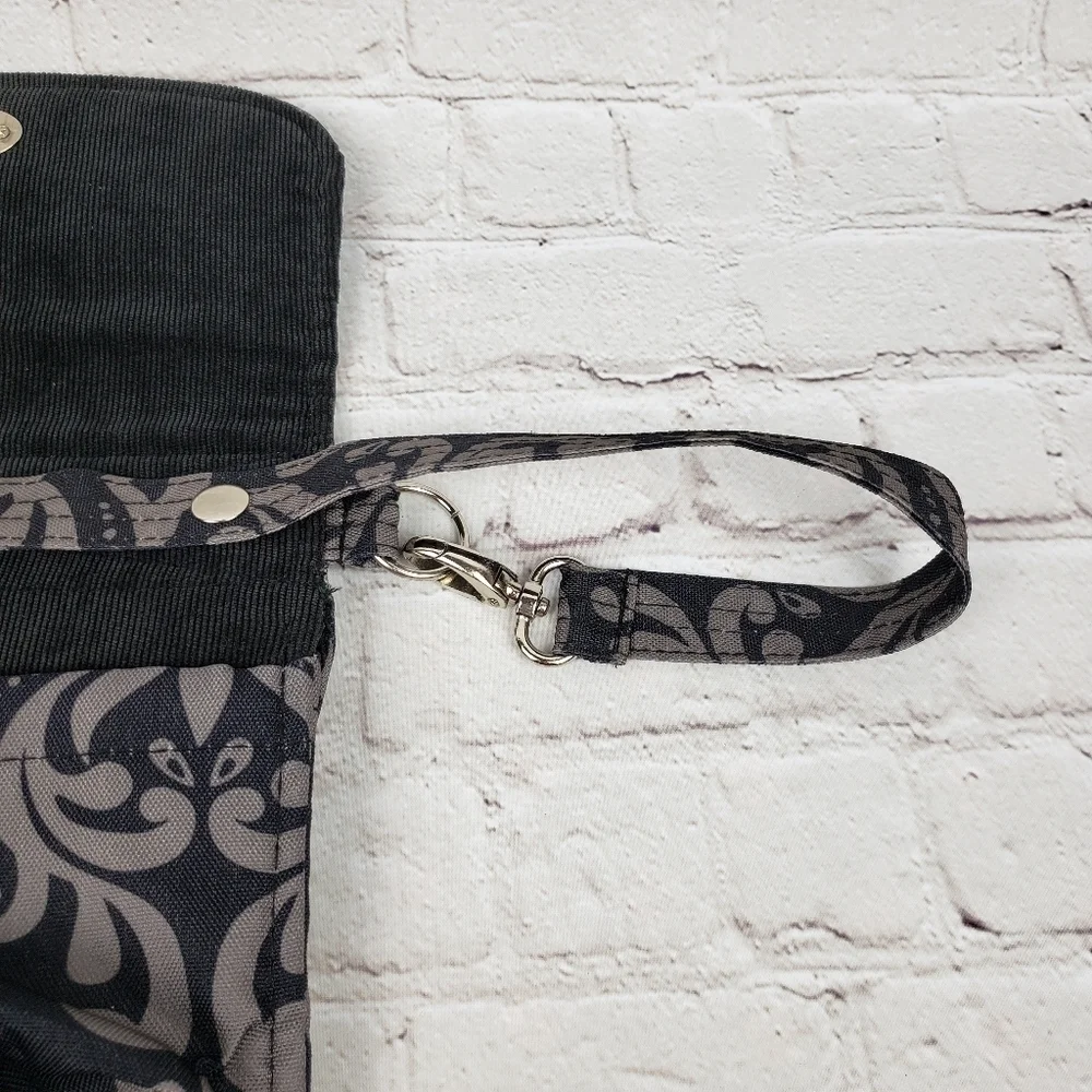 Lilly Bit Uptown Diaper Clutch Damask Convertible Bag